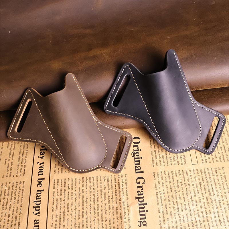 1pcHandmade leatherpocketscabb - Leatherwork Knives review and price